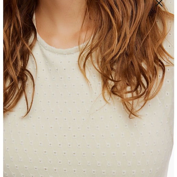 New Free People Eventide Sleeveless Eyelet Midi Dress - Picture 5 of 5